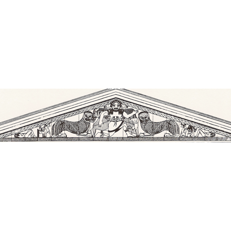dessin fronton